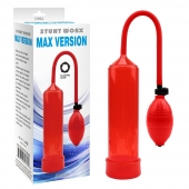 Красная вакуумная помпа для мужчин MAX VERSION - Chisa - в Одинцово купить с доставкой