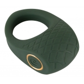 Зеленое эрекционное виброкольцо Luxurious Vibro Cock Ring - Orion - в Одинцово купить с доставкой