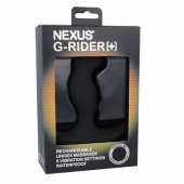 Черный вибромассажер простаты Nexus G-Rider+ - 12,6 см. - Nexus Range - в Одинцово купить с доставкой