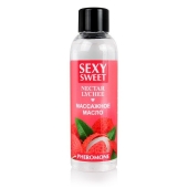 Массажное масло Sexy Sweet Nectar Lychee с феромонами и ароматом личи - 75 мл. - Биоритм - купить с доставкой в Одинцово
