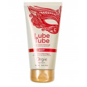 Интимный гель на водной основе Lube Tube Hot с разогревающим эффектом - 150 мл. - ORGIE - купить с доставкой в Одинцово