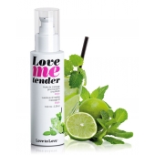 Съедобное согревающее массажное масло Love Me Tender Mojito с ароматом мохито - 100 мл. - Love to Love - купить с доставкой в Одинцово