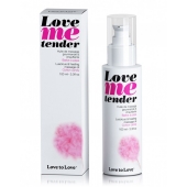 Съедобное согревающее массажное масло Love Me Tender Cotton Candy с ароматом сладкой ваты - 100 мл. - Love to Love - купить с доставкой в Одинцово