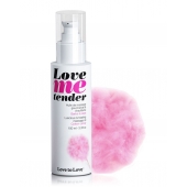 Съедобное согревающее массажное масло Love Me Tender Cotton Candy с ароматом сладкой ваты - 100 мл. - Love to Love - купить с доставкой в Одинцово