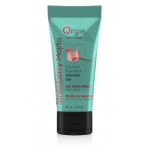 Съедобный интимный гель Orgie Lube Tube Cocktail Strawberry Mojito - 50 мл. - ORGIE - купить с доставкой в Одинцово