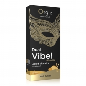 Съедобный гель Dual Vibe Pina Colada с эффектом вибрации и вкусом коктейля пина колада - 15 мл. - ORGIE - купить с доставкой в Одинцово