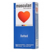 Презервативы с пупырышками Masculan Dotted - 10 шт. - Masculan - купить с доставкой в Одинцово