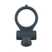 Серое перезаряжаемое эрекционное кольцо с вибрацией Power Clit - Dorcel - в Одинцово купить с доставкой