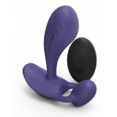 Темно-синий вибромассажер Witty P G Vibrator with Remote Control - Love to Love - в Одинцово купить с доставкой