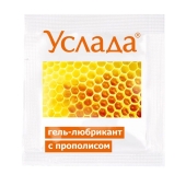 Гель-лубрикант «Услада с прополисом» - 3 гр. - Биоритм - купить с доставкой в Одинцово