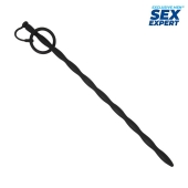 Черный стимулятор уретры Sex Expert - Sex Expert - купить с доставкой в Одинцово