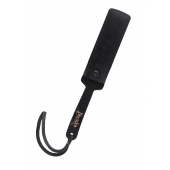 Черный кожаный пэддл - 37 см. - Pecado - купить с доставкой в Одинцово