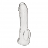 Прозрачная насадка на пенис Transparent Penis Enhancing Sleeve Extension - 15,9 см. - BlueLine - в Одинцово купить с доставкой
