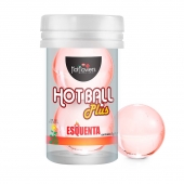 Лубрикант на масляной основе Hot Ball Plus с разогревающим эффектом (2 шарика по 3 гр.) - HotFlowers - купить с доставкой в Одинцово