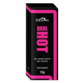 Гель для оральных ласк Oral Hot с согревающим эффектом - 15 гр. - HotFlowers - купить с доставкой в Одинцово