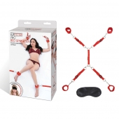 Красная фиксация на матрас Classic Bedspreader - Lux Fetish - купить с доставкой в Одинцово