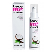 Съедобное согревающее массажное масло Love Me Tender Cocos с ароматом кокоса - 100 мл. - Love to Love - купить с доставкой в Одинцово