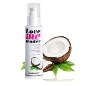 Съедобное согревающее массажное масло Love Me Tender Cocos с ароматом кокоса - 100 мл. - Love to Love - купить с доставкой в Одинцово