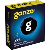 Презервативы увеличенного размера Ganzo XXL - 3 шт. - Ganzo - купить с доставкой в Одинцово