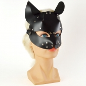 Черная кржаная маска Pussy - Sitabella - купить с доставкой в Одинцово