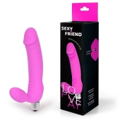 Розовый безремневой страпон Sexy Friend - 1137 - купить с доставкой в Одинцово