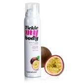 Массажная хрустящая пенка Tickle my body с ароматом маракуйи - 150 мл. - Love to Love - купить с доставкой в Одинцово