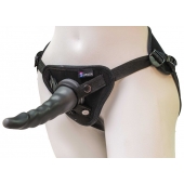 Комплект из трусиков Harness и двух насадок - 20,5 и 18 см. - LOVETOY (А-Полимер) - купить с доставкой в Одинцово