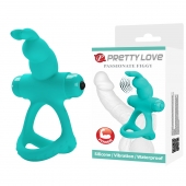 Бирюзовое эрекционное виброкольцо Passionate Figgy - Baile - в Одинцово купить с доставкой