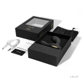 Чёрный перезаряжаемый стимулятор простаты Bruno Black - Lelo - в Одинцово купить с доставкой