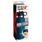 Мастурбатор-вагина в синей колбе F*ck Flask - Pipedream - в Одинцово купить с доставкой