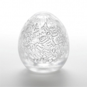Мастурбатор-яйцо Keith Haring EGG PARTY - Tenga - в Одинцово купить с доставкой