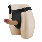 Полый вибрострапон на регулируемых трусиках Draven - 17,5 см. - Baile - купить с доставкой в Одинцово