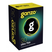 Супертонкие презервативы Ganzo Ultra thin - 30 шт. - Ganzo - купить с доставкой в Одинцово