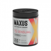 Анатомические презервативы MAXUS Sensual - 15 шт. - Maxus - купить с доставкой в Одинцово