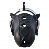 Черный замок верности Extreme Silicone Cock Blocker - Pipedream - купить с доставкой в Одинцово