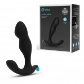 Черный утяжеленный анальный стимулятор Rocker Plug - 12 см. - b-Vibe - в Одинцово купить с доставкой