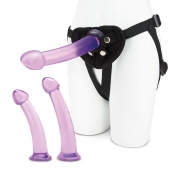 Тренировочный набор с тремя насадками Pegging Training Set - Lux Fetish - купить с доставкой в Одинцово