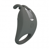 Серое эрекционное кольцо с вибрацией Master Ring - Baile - в Одинцово купить с доставкой