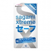 Презервативы Sagami Xtreme Ultrasafe с двойным количеством смазки - 10 шт. - Sagami - купить с доставкой в Одинцово