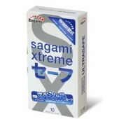 Презервативы Sagami Xtreme Ultrasafe с двойным количеством смазки - 10 шт. - Sagami - купить с доставкой в Одинцово
