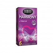 Презервативы с рёбрышками Domino Harmony - 6 шт. - Domino - купить с доставкой в Одинцово