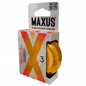 Презервативы анатомической формы Maxus Sensual - 3 шт. - Maxus - купить с доставкой в Одинцово
