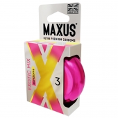 Ароматизированные презервативы Maxus Exotic Mix - 3 шт. - Maxus - купить с доставкой в Одинцово