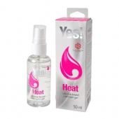 Возбуждающая силиконовая вагинальная смазка Yes Heat - 50 мл. - Sitabella - купить с доставкой в Одинцово