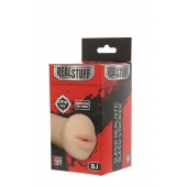 Нежный мастурбатор-ротик REALSTUFF 5INCH MASTURBATOR BJ - Dream Toys - в Одинцово купить с доставкой