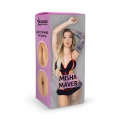 Двусторонний мастурбатор Misha Maver - 22 см. - ФлешНаш - в Одинцово купить с доставкой