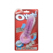 Фиолетовое эрекционное кольцо с вибрацией и пальчиком OYEAH PURPLE - Screaming O - в Одинцово купить с доставкой