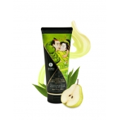 Массажный крем для тела с ароматом груши и зелёного чая Pear   Exotic Green Tea - 200 мл. - Shunga - купить с доставкой в Одинцово
