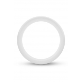 Белое люминесцентное эрекционное кольцо Silicone Glo Cock Ring - Blush Novelties - в Одинцово купить с доставкой