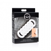 Комплект из 6 прозрачных эрекционных колец Ring Master Custom Ball Stretcher Kit - XR Brands - в Одинцово купить с доставкой
